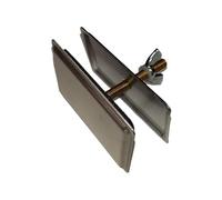 Lira - Cache Trou rectangulaire INOX Satiné, LIRCAA142801