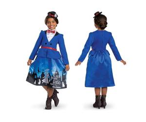 Liragramme Déguisement Disney Mary Poppins Bleu Deluxe Taille 5-6 ans (1)