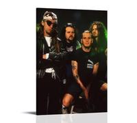 LIRAHRNNKA Dimebag Darrell Pantera London 1991 - Impression sur toile - Décoration murale moderne avec cadre - 20 x 30 cm