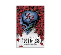 LIRAHRNNKA Poster de Foo Fighters - Impression sur toile - Décoration murale moderne - Sans cadre - 60 x 90 cm