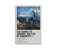 LIRAHRNNKA Poster décoratif sur toile The Tunnel to Summer The Exit of Goodbyes - Décoration murale moderne pour chambre à coucher - 40 x 60 cm - Sans cadre