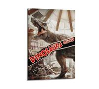 LIRAHRNNKA Poster sur toile Jurassic Park - Décoration murale moderne - Pour salon, chambre à coucher - 30 x 45 cm - Style cadre