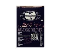 LIRAHRNNKA Poster Wu-Tang Clan Forever sur toile - Décoration murale moderne - Sans cadre - 30 x 45 cm