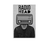 LIRAHRNNKA Radiohead Poster décoratif sur toile sans cadre - Décoration murale moderne pour salon, chambre à coucher - 50 x 75 cm