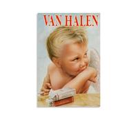 LIRAHRNNKA Van Halen 1984 Poster décoratif sur toile sans cadre - Décoration murale moderne pour salon, chambre à coucher - 60 x 90 cm