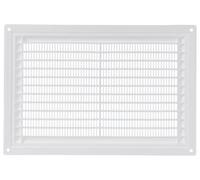 LIRAST 250x170mm Blanc Grille de Ventilation en Plastique - Grill D'aération