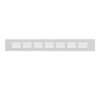 LIRAST 40x300mm Blanc Aluminium Grille de Ventilation - Grille D'aération