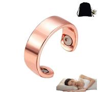 Lircofi Sömni Bague pour femme ménopause, bague magnétique réglable pour la thérapie magnétique, aide au sommeil et réduction de la fatigue, pour hommes et femmes, Acier inoxydable, /