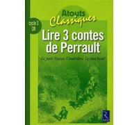 Lire 3 contes de Perrault : Le petit Poucet, Cendrillon, Le chat botté - Martine Marzloff - Retz Eds - broché - Scolaire / Universitaire