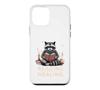 Lire au Lieu de guérir Un Mignon Amateur de Livres sur Le Raton Laveur Coque pour iPhone 12 Mini