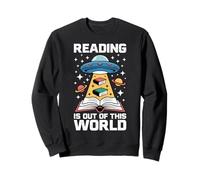 Lire C’est Extraordinaire Lecture Espace UFO Sweatshirt