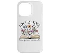 Lire C' Est Rêver Cadeau Livres Motif Floral Lectrice Boho Coque pour iPhone 14 Pro Max