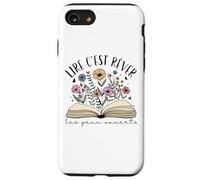 Lire C' Est Rêver Cadeau Livres Motif Floral Lectrice Boho Coque pour iPhone SE (2020) / 7/8