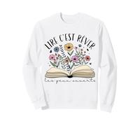 Lire C' Est Rêver Cadeau Livres Motif Floral Lectrice Boho Sweatshirt