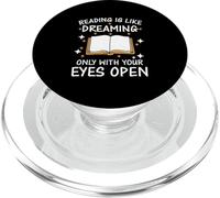 Lire, C'est comme rêver Uniquement avec Les Yeux Ouverts PopSockets PopGrip pour MagSafe