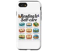 Lire, c'est prendre soin de soi, échapper à la réalité et penser plus grand Coque pour iPhone SE (2020) / 7 / 8