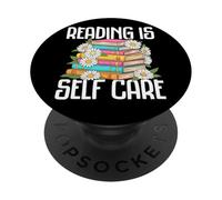 Lire, C'est Prendre Soin de soi, Le Plaisir des Amateurs de Livres PopSockets PopGrip Adhésif