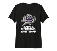 Lire, C'est rêver Les Yeux Ouverts T-Shirt Haut de Gamme