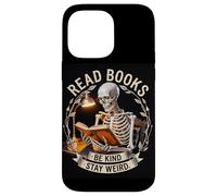 Lire des Livres, être Gentil et Rester Bizarre Coque pour iPhone 14 Pro Max