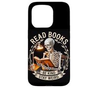 Lire des Livres, être Gentil et Rester Bizarre Coque pour iPhone 15 Pro