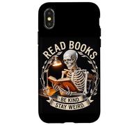 Lire des Livres, être Gentil et Rester Bizarre Coque pour iPhone X/XS