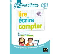 Lire, écrire, compter CE1 - Lucie Domergue - Hatier - broché - Scolaire / Universitaire