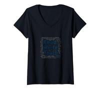 Lire, écrire, enseigner : Inspirer Les éducateurs et Les Amateurs de Livres T-Shirt avec Col en V, Femme, Noir, S