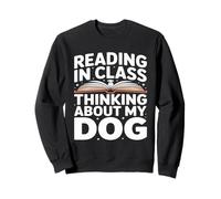 Lire en n pensant à Mon Chien Sweatshirt