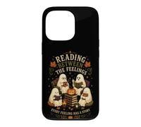 Lire Entre Les Sentiments Lecteurs fantômes Halloween Coque pour iPhone 13 Pro