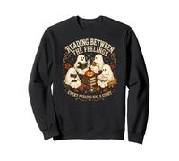 Lire Entre Les Sentiments Lecteurs fantômes Halloween Sweatshirt