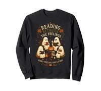 Lire Entre Les Sentiments Lecteurs fantômes Halloween Sweatshirt