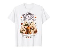 Lire Entre Les Sentiments Lecteurs fantômes Halloween T-Shirt
