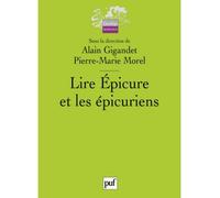 Lire Épicure et les épicuriens - Marie-Pierre Morel - Puf - broché - Etude