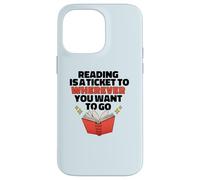 Lire EST Un Ticket pour OÙ Vous Voulez Aller Reader Meme Coque pour iPhone 14 Pro Max
