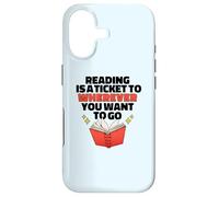 Lire EST Un Ticket pour OÙ Vous Voulez Aller Reader Meme Coque pour iPhone 17