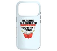 Lire EST Un Ticket pour OÙ Vous Voulez Aller Reader Meme Coque pour iPhone 17 Pro