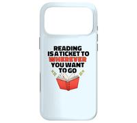 Lire EST Un Ticket pour OÙ Vous Voulez Aller Reader Meme Coque pour iPhone 17 Pro Max