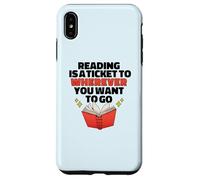 Lire EST Un Ticket pour OÙ Vous Voulez Aller Reader Meme Coque pour iPhone XS Max