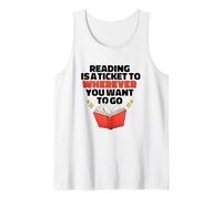 Lire EST Un Ticket pour OÙ Vous Voulez Aller Reader Meme Débardeur