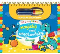 Lire et colorier - Dinosaures - pages magiques de coloriage à l'eau