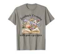 Lire et Savoir des Choses La Lecture rêve Les Yeux Ouverts T-Shirt