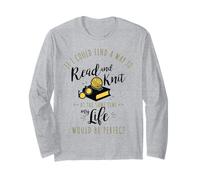 Lire et Tricoter en même Temps Manche Longue