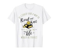 Lire et Tricoter en même Temps T-Shirt