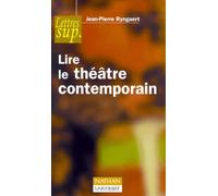 Lire le théâtre contemporain
