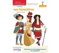 Lire les classiques - Français 1re - Oeuvre Les Caractères - Livres V à X - Jean De La Bruyère - Bordas - broché - Scolaire / Universitaire
