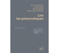 Lire les présocratiques