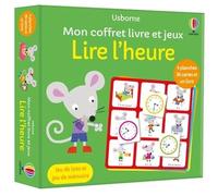 Lire l'heure - Mon coffret livre et jeux - + 4 planches loto + 36 cartes - Kate Nolan - Usborne - Jeux livres objets