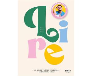 Lire lire lire - Pile à lire, notes de lecture, recommandations - François Coune - First - broché - Jeux livres objets