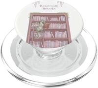 Lire Plus de Livres Dragon Library Reading Fantasy PopSockets PopGrip pour MagSafe
