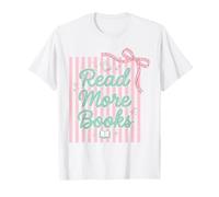 Lire Plus de Livres Rat de bibliothèque littéraire Reading Lover T-Shirt